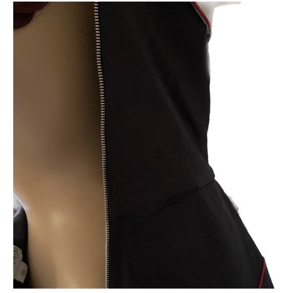 Unique Vintage Retro Nautical Rockabilly Wiggle Pencil Sailor Strapless Dress - Picture 3 of 6